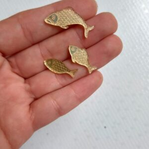 Aplique de Peixe em acrílico - 3 pares (6 unidades)